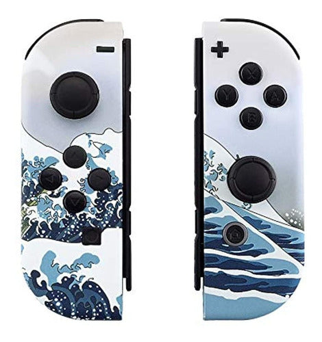 Carcasa Del Controlador De Mano Joycon Con Diseño De La Gra 0