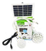 CARGADORES SOLARES Panel Solar Con Luz + Foco Led Camping 2 Lamparas Camping 1