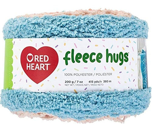 Red Heart Fleece Hugs Yarn, Mermaid 0