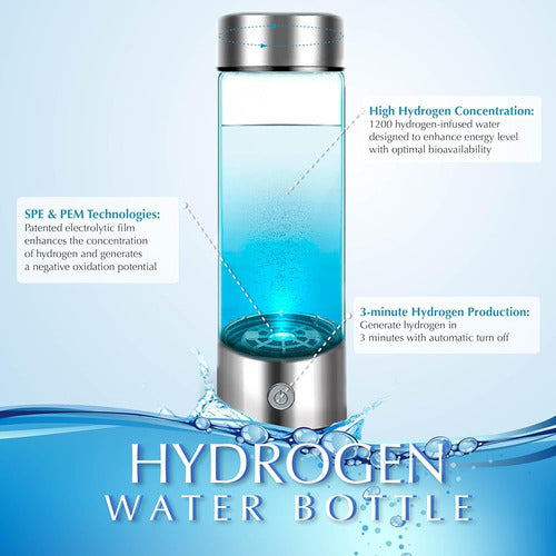 Mimoji Hydrogen Water Bottle: Portable Hydrogen Generator 2