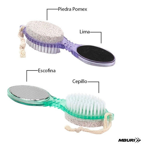 MBURI SPORT - 4 In 1 Foot Care Brush 3