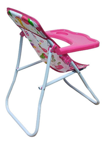 Faydi Foldable High Chair Toy for Dolls and Baby Dolls 2