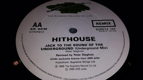 Hithouse Jack To The Sound Of The Underground (acid Mix) 1