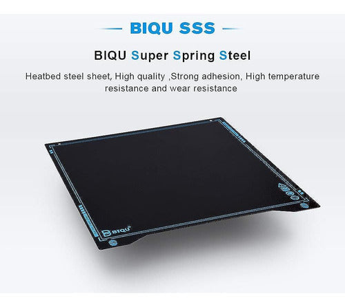 Biqu Upgrade Sss Spring Steel Sheet Con Pegatina Magnética, 1