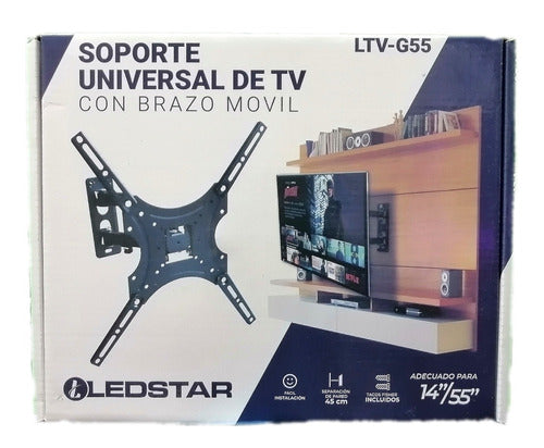 Soporte Tv Móvil 14 A 55 (21 26 32 39 40 43 50) Ledstar 1