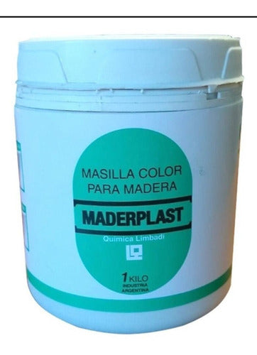 Masilla Acuosa Madera Color ALG/caoba 1 Kilo X 12unidades 0