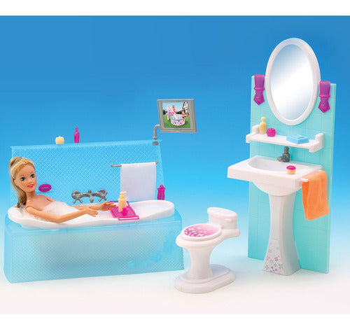 El Baño De Gloria Muebles Para Muñeca Con Accesorios 1