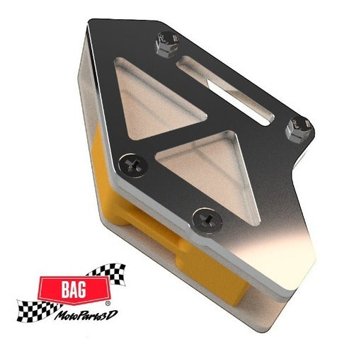 BAG MOTOPARTS3D Rear Chain Guide Suzuki RM 125 250 DR 350 with Aluminum Plate 0