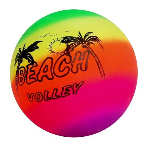 Pack of 50 Inflatable Fluorescent Rubber Beach Volleyball Balls 2