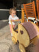 Zatrapeando Wooden Doll Stroller with Woven Details 1