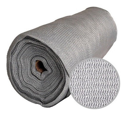 Rollo De Media Sombra Gris Plata 4 Mt X 50 Mts 80% Reforzada 0