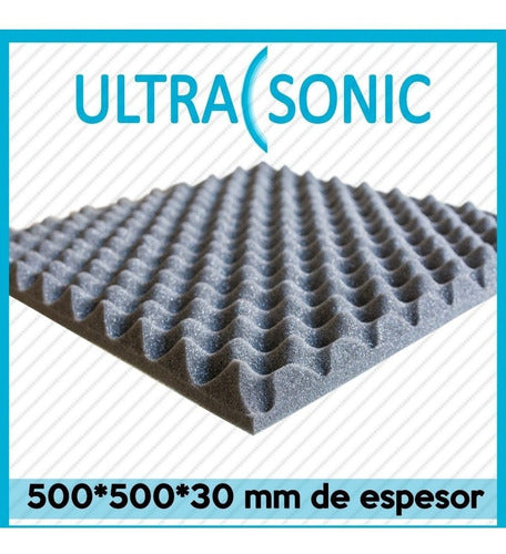 25 Acoustic Panels 50x50x3cm Ultrasonic/Antison 1