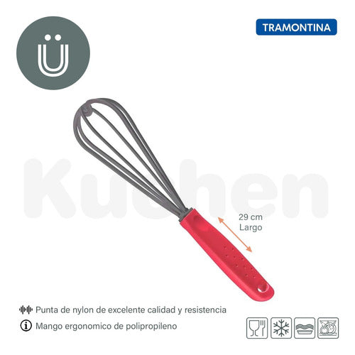 Tramontina Manual Nylon Whisk Utilitá 1