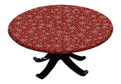 Sosung Polyester Table Cover with Elastic Edges 0