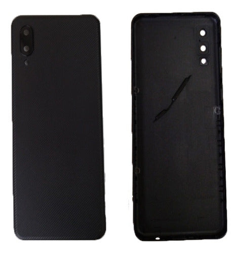 Samsung Compatible Black Back Cover Replacement for A02 0