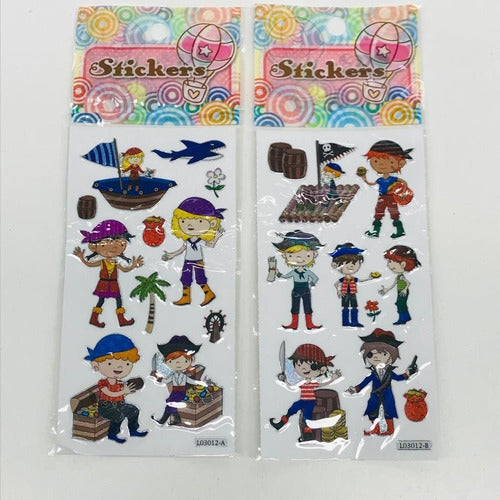 Conexionce 10 Planchas Stickers Infantiles Souvenir Buhos 3