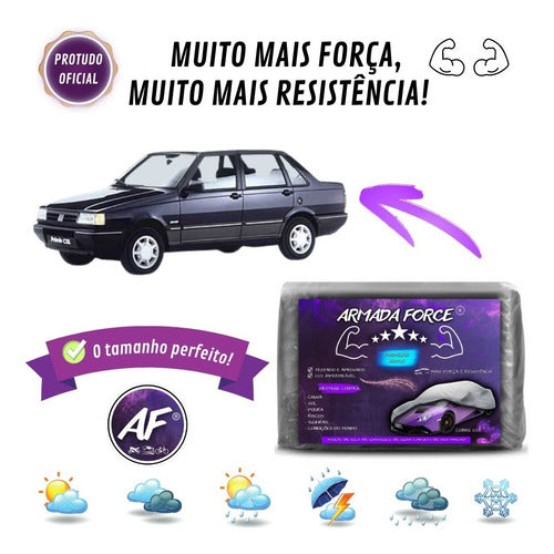 Capa De Cobrir Fiat Premio Forrada 100% Impermeável 0