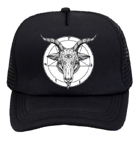 Newcaps Gorra Trucker Satánica Satan Diablo Satanismo New Caps 0