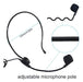 Exmax Over Ear Manos Libres Cardioide Con Cable Boom De Mic 4