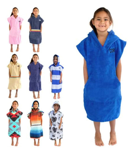 COR Surf Hooded Towel Poncho for Kids 0