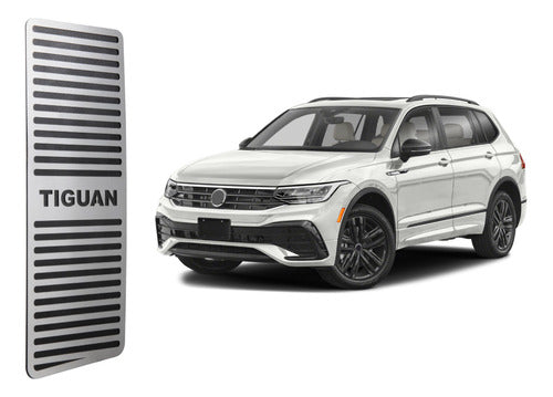 Descanso Apoio De Pé Aço Escovado Inox Tiguan Allspace 202 1