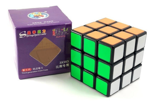 Shengshou Original 3x3 Rubik's Cube Aurora + Cube Set 6