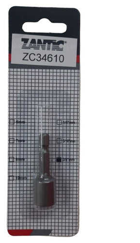 Zantic Hexagonal Magnetic Tube 3/8 PuLG X 45 Mm ZC34610 0