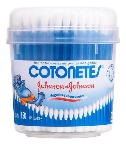 Kit C/ 3 Cotonetes Johnson & Johnson Hastes Flexíveis 150 Un 1