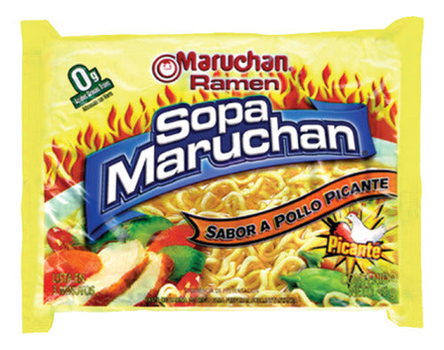 Pack of 3 Maruchan Spicy Chicken Ramen Soup 85g 0