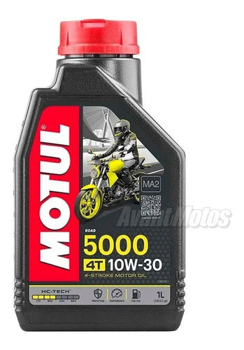 Motul 5000 10W30 4T Mineral HC Tech Avant Motos Oil 0
