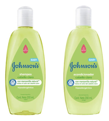 JOHNSON'S® Shampoo and Conditioner for Light Hair 200ml Each 0