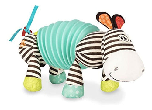 B. Toys by Battat - Musical Plush Accordion Zebra - Sensory Toy 0