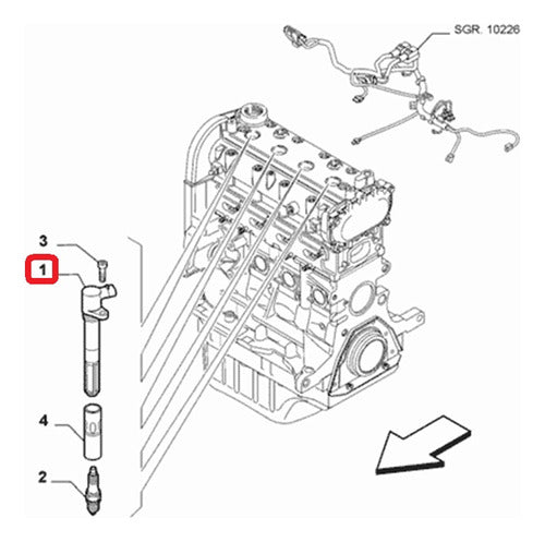 Bobina Encendido Jeep Renegade Fiat Toro Freedom 1.8 E-torq 4