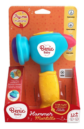 Benic Baby Hammer Toy with Sound and Light 0