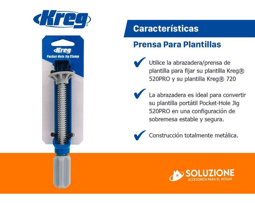 Kreg Prensa Para Plantillas Jig700 520pro Carpinteria Madera 2