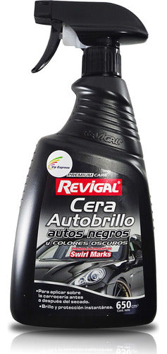 Revigal Cera Autobrillo Para Carrocería Autos Negros 0