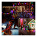 WATERGLIDE C9 Christmas Lights, 50 Units, 24.5 Feet, Polygonal, Multicolor 6