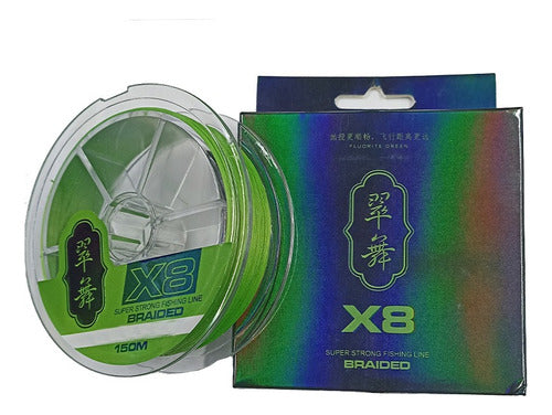 Tsurinoya Multifilamento X8 0.205mm 150m Pesca Gran Aventura 0