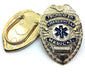 Golden Emergency Medical Technician Badge 1