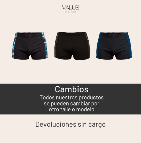 Valus Malla De Baño Cloro Resistente Short Natación Hombre Sale! 7