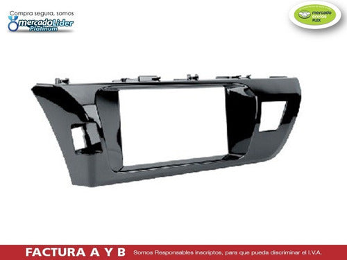 Toyota Marco Frente Adaptador Corolla 2015 - 2017 2 Din 2