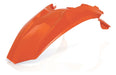 Acerbis Rear Fender Orange KTM Exc-F 525 (2014) - Cafe Race 0