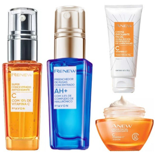 Avon Rutina Skincare Kit De Vitamina C Hialuronico Serum 0