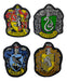 4 Parches Bordados Para Coser, De Harry Potter Casas 0