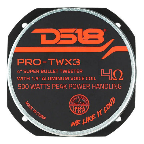 Tweeter Ds18 4  480 Watts Bobina De Aluminio De 1.5  Y 4 Ohm 4