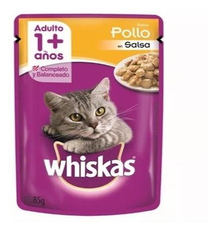 Pack of 12 Whiskas Chicken Flavored Pouches 85g Each 1