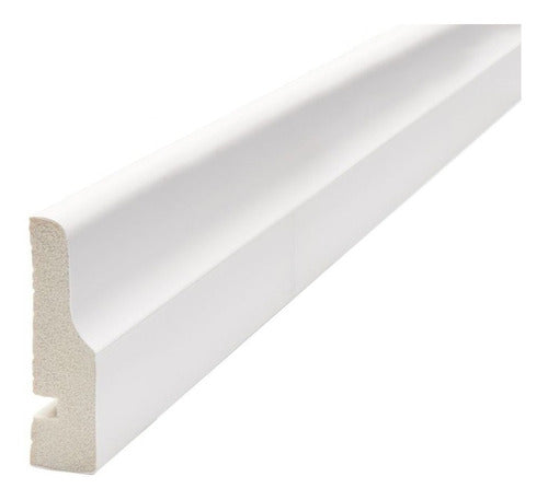 Atrim Contramarco PVC EPS Soft 50 Mm Blanco Tira 2,5 M 0