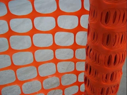 Malla Plastica De Seguridad 1mt. X 50 Mts. - 65*35 - 85 Gr. 1