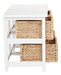 Osp Home Furnishings Office Star Seabrook 3-Tier Storage Unit with Natural Finish 3