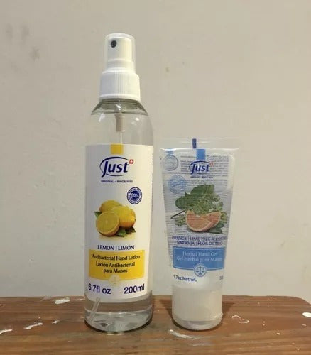 Swiss Just Antibacterial Lotion with Lemon + Free Hand Gel! 0